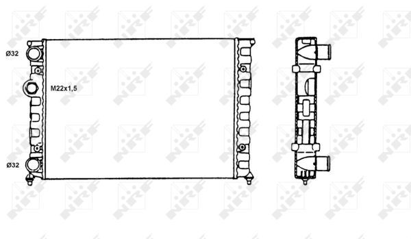 NRF 58819 Radiator, engine cooling - 4
