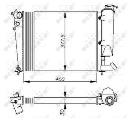 NRF 58823 Radiator, engine cooling - 4