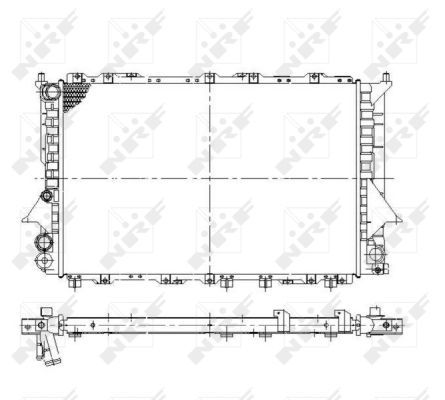 NRF 58868 Radiator, engine cooling - 4
