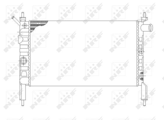 NRF 58930 Radiator, engine cooling - 4