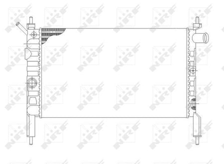 NRF 58930 Radiator, engine cooling - 4