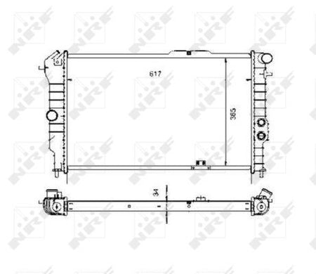 NRF 58972A Radiator, engine cooling - 5