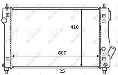 NRF 59054 Radiator, engine cooling - 5