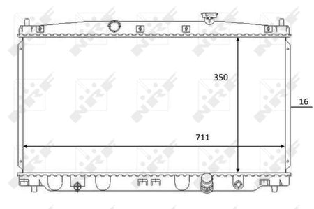 NRF 59066 Radiator, engine cooling - 5