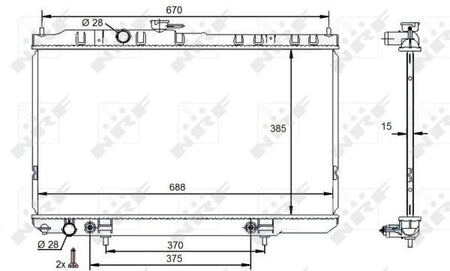 NRF 59100A Radiator, engine cooling - 5