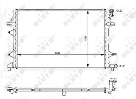 NRF 59118 Radiator, engine cooling - 5