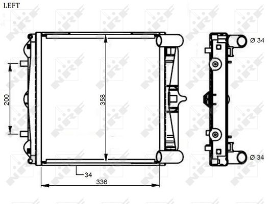 NRF 59130 Radiator, engine cooling - 5