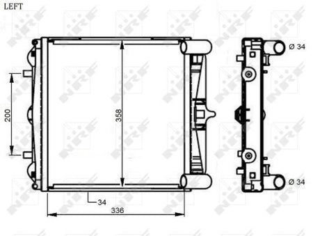 NRF 59130 Radiator, engine cooling - 5