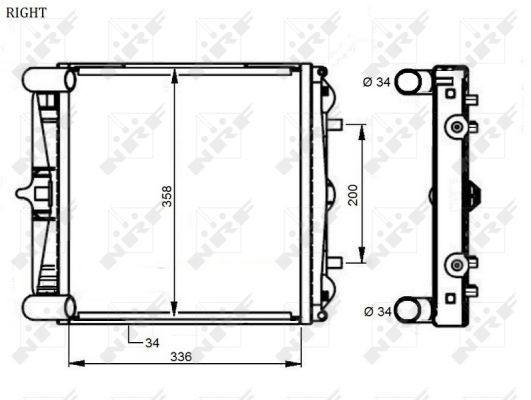 NRF 59131 Radiator, engine cooling - 5