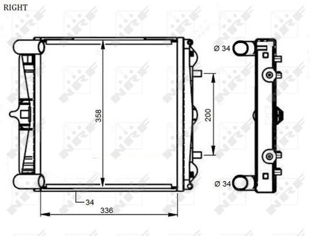 NRF 59131 Radiator, engine cooling - 5