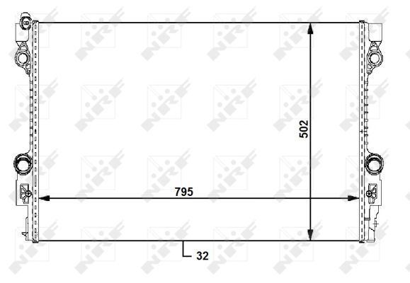 NRF 59172A Radiator, engine cooling - 4