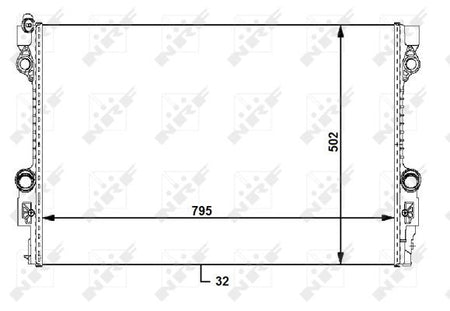 NRF 59172A Radiator, engine cooling - 4