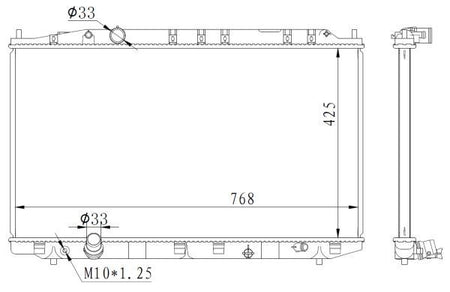 NRF 59225 Radiator, engine cooling - 5