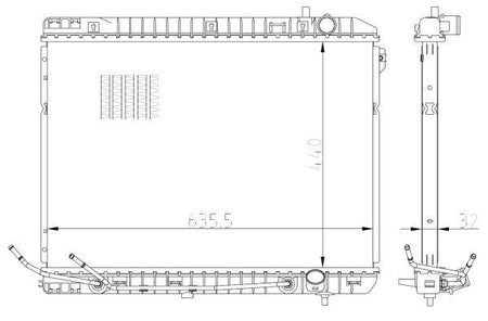 NRF 59297 Radiator, engine cooling - 5