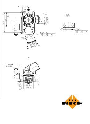 NRF 725112 Thermostat, coolant - 5
