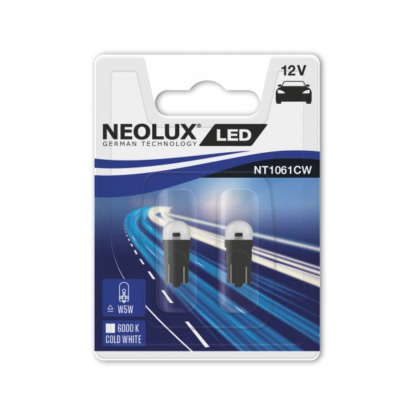 LED Bulb - 12V W2.1x9.5d - (to replace 501 bulb)