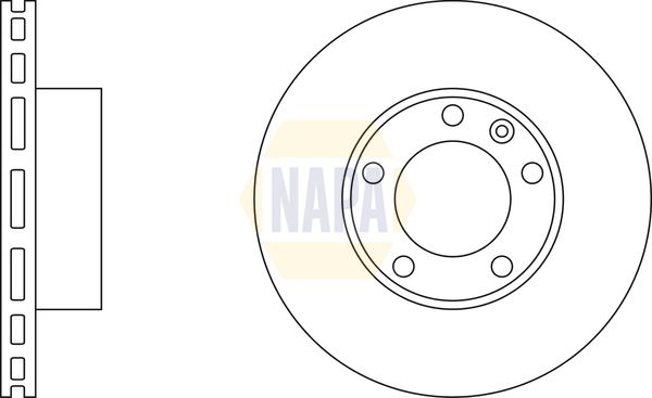 Napa NBD5013 Brake Disc - 2