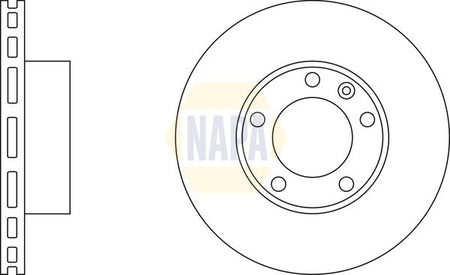 Napa NBD5013 Brake Disc - 2