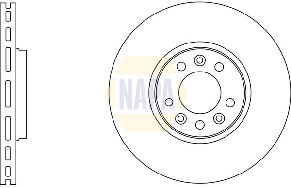 Napa NBD5015 Brake Disc - 1