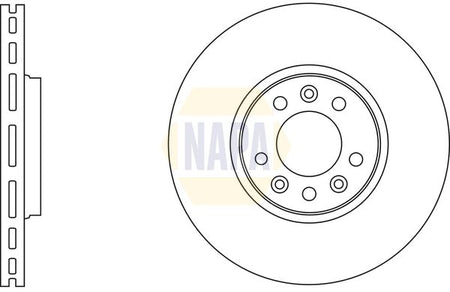 Napa NBD5015 Brake Disc - 1