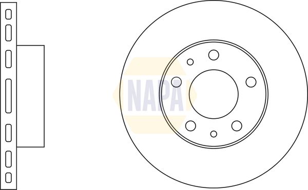 Napa NBD5017 Brake Disc - 2