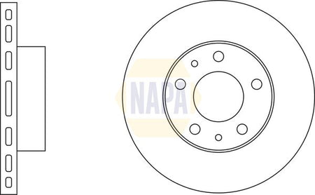 Napa NBD5017 Brake Disc - 2