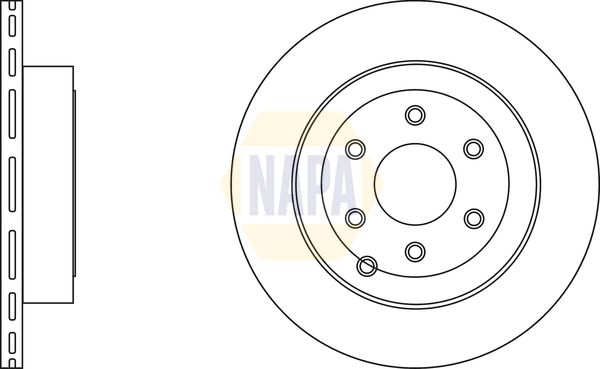 Napa NBD5020 Brake Disc - 1