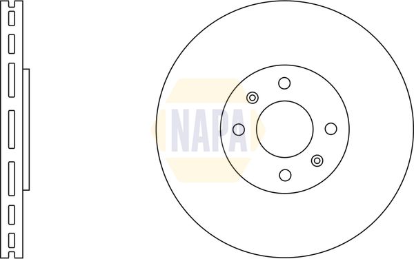 Napa NBD5032 Brake Disc - 2