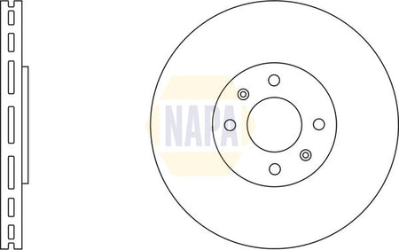 Napa NBD5032 Brake Disc - 2