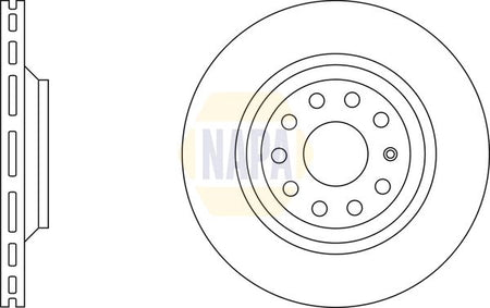 Napa NBD5037 Brake Disc - 1