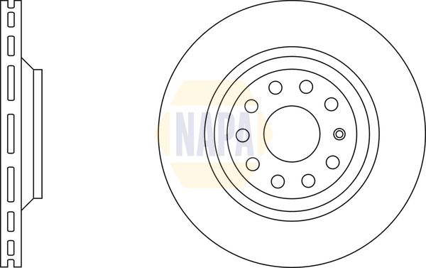 Napa NBD5037 Brake Disc - 1