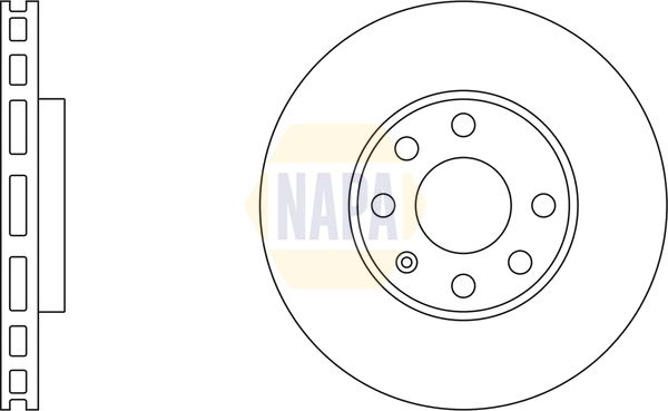 Napa NBD5041 Brake Disc - 2