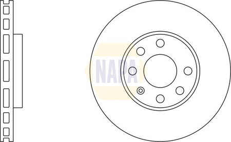 Napa NBD5041 Brake Disc - 2