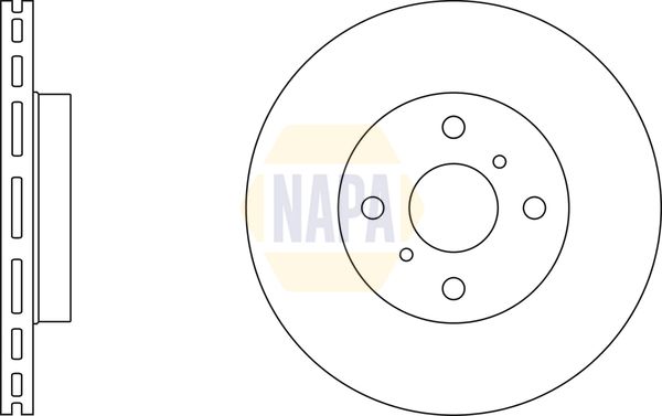 Napa NBD5051 Brake Disc - 2