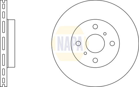 Napa NBD5051 Brake Disc - 2