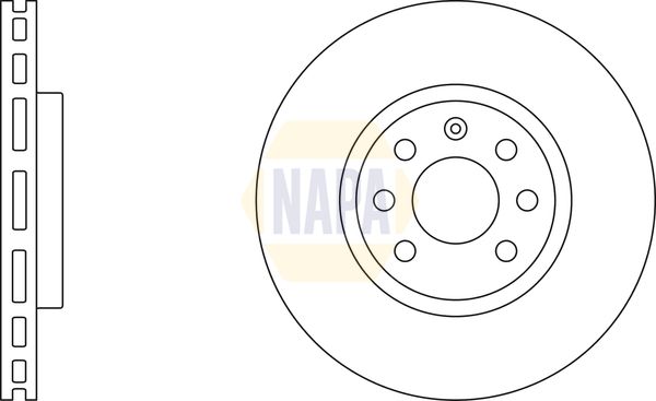 Napa NBD5053 Brake Disc - 2