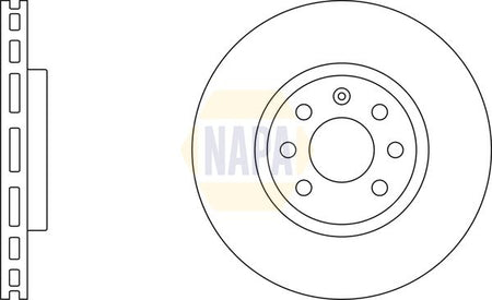Napa NBD5053 Brake Disc - 2