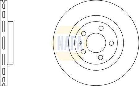 Napa NBD5055 Brake Disc - 2