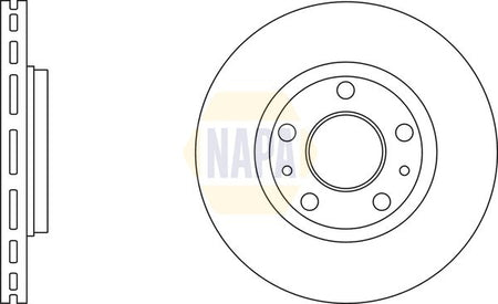 Napa NBD5058 Brake Disc - 1