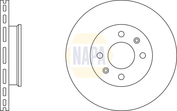 Napa NBD5063 Brake Disc - 2