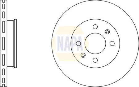 Napa NBD5063 Brake Disc - 2