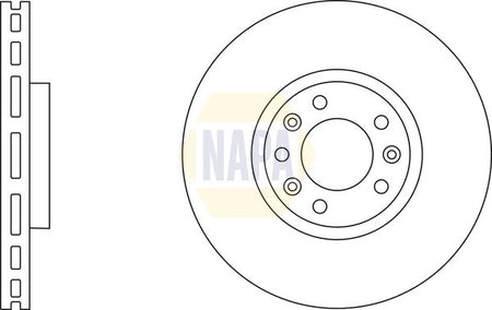 Napa NBD5066 Brake Disc - 1