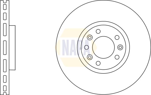 Napa NBD5066 Brake Disc - 1