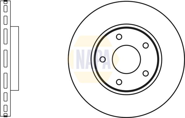 Napa NBD5071 Brake Disc - 1