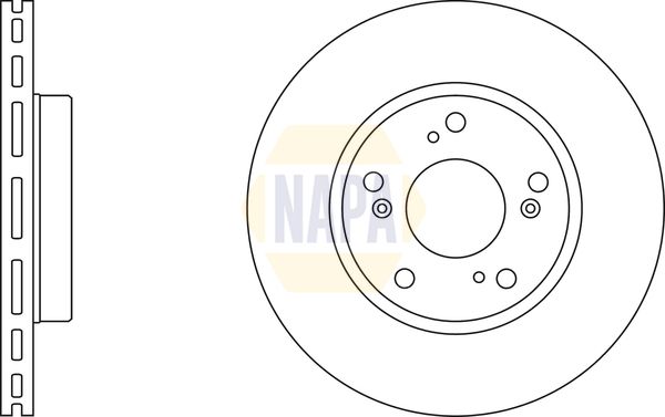 Napa NBD5072 Brake Disc - 2