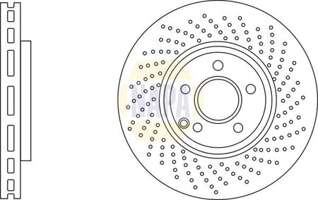 Napa NBD5079 Brake Disc - 1