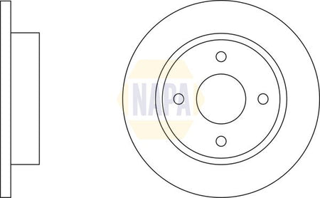 Napa NBD5086 Brake Disc - 2