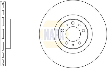 Napa NBD5096 Brake Disc - 1