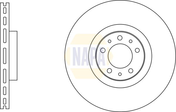 Napa NBD5096 Brake Disc - 1
