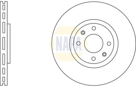Napa NBD5103 Brake Disc - 1